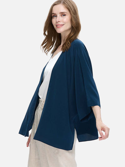 silk cardigan