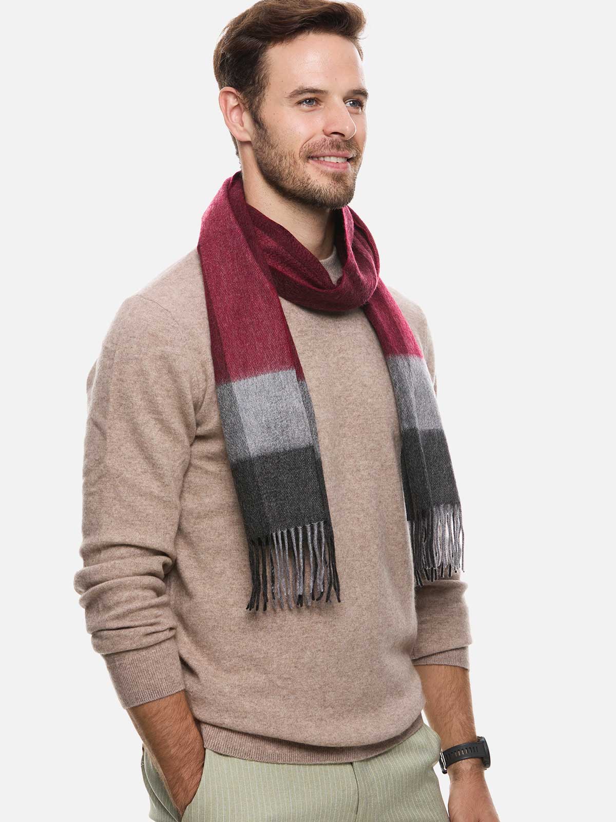 Woven Cashmere Scarf in Oatmeal